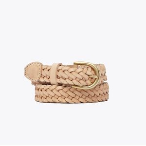 Nisolo Talia Braided Belt - Natural Vachetta